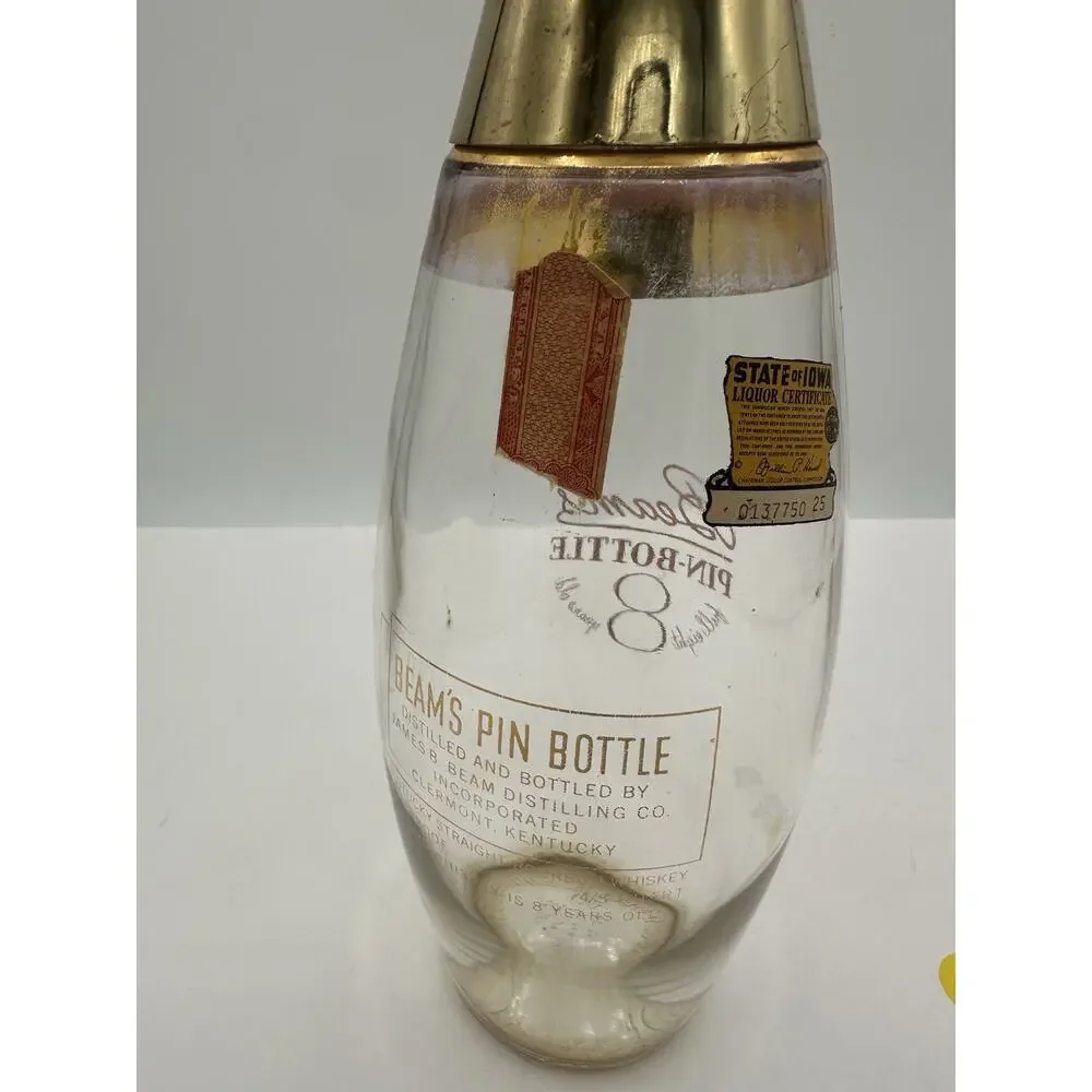 James B. Beam Distilling Co. Beam’s Bowling Pin Bottle Man Cave Bar Ware